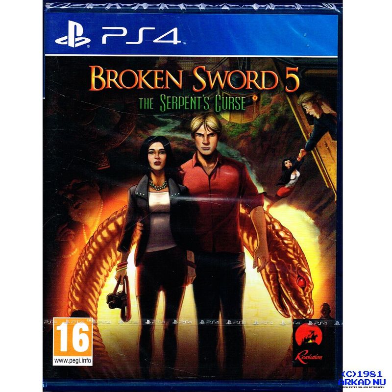 BROKEN SWORD 5 THE SERPENTS CURSE PS4