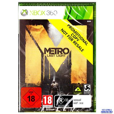 METRO LAST LIGHT XBOX 360 PROMO