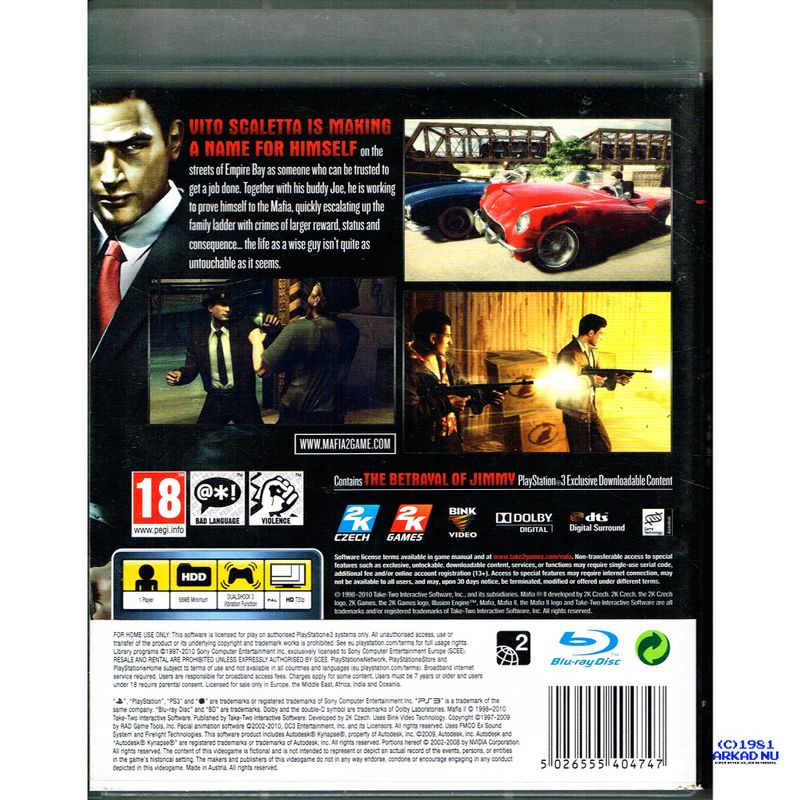 MAFIA II PS3