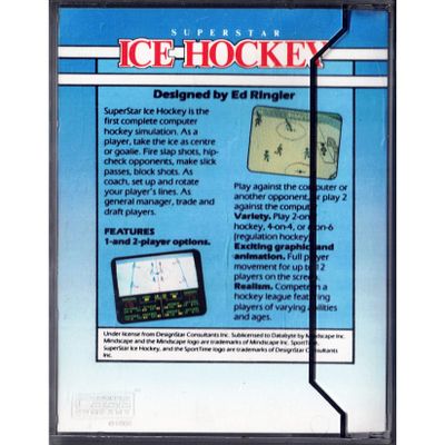 SUPERSTAR ICE HOCKEY C64 KASSETT