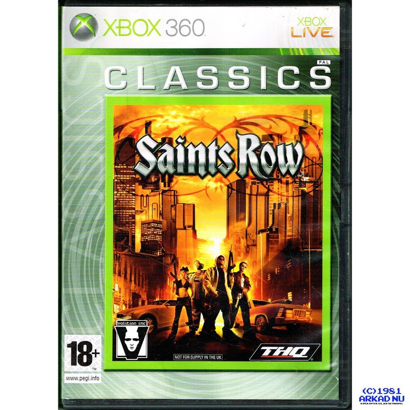 SAINTS ROW XBOX 360