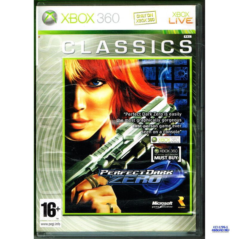 PERFECT DARK ZERO XBOX 360