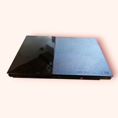 PLAYSTATION 2 SLIM CHARCOAL BLACK SCPH-90004 CB BOXED