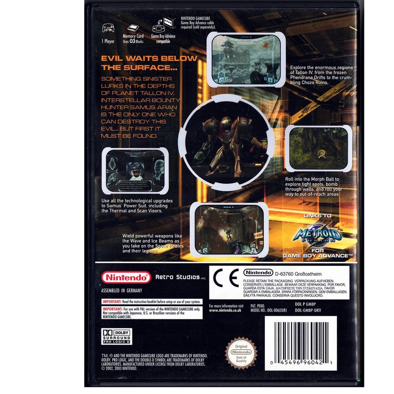 METROID PRIME GAMECUBE