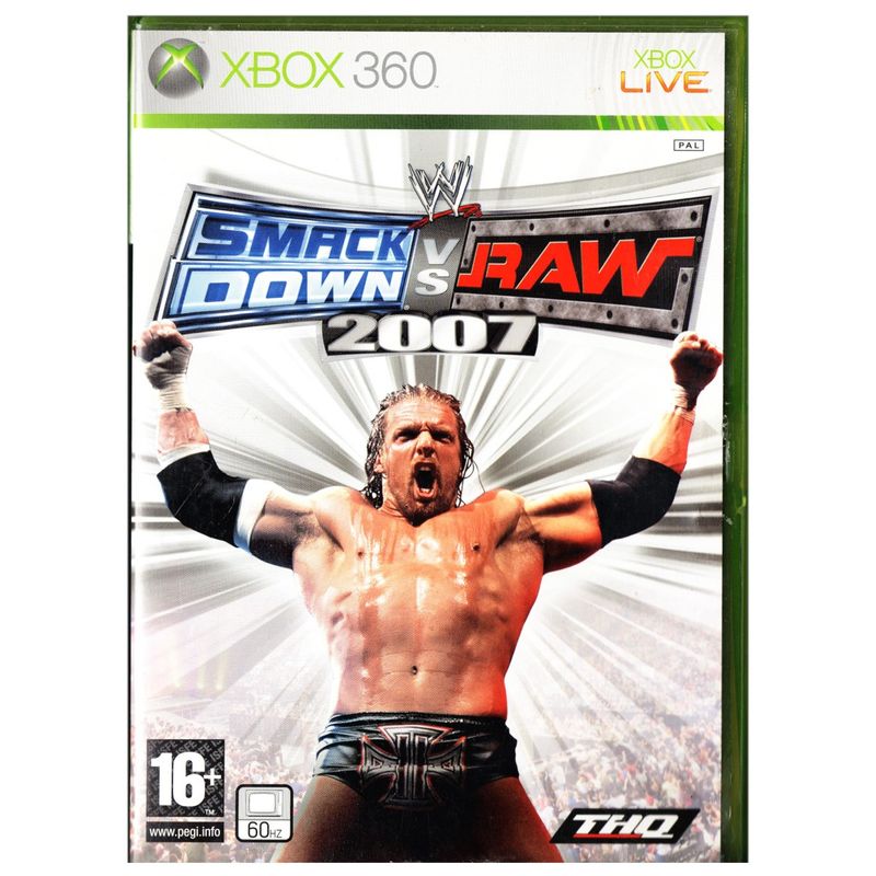 SMACKDOWN VS RAW 2007 XBOX 360