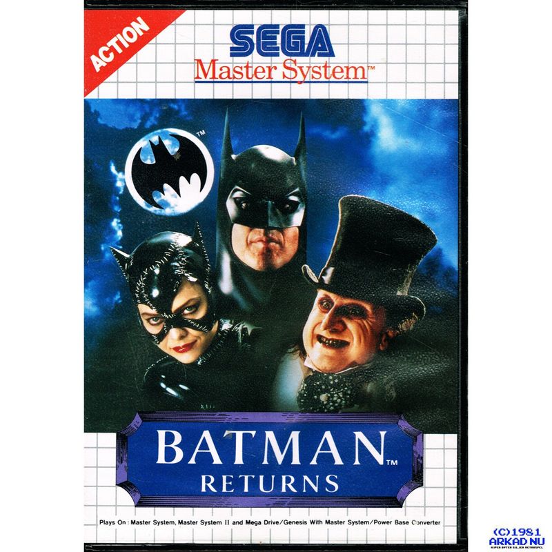 BATMAN RETURNS MASTERSYSTEM