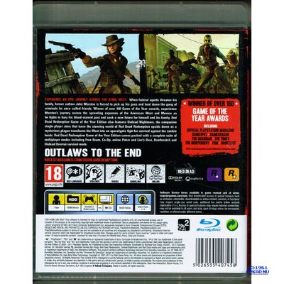 RED DEAD REDEMPTION GAME OF THE YEAR EDITION PS3