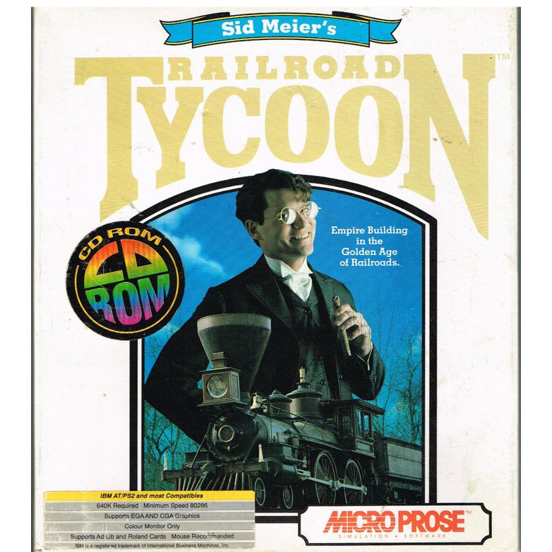SID MEIERS RAILROAD TYCOON PC BIGBOX
