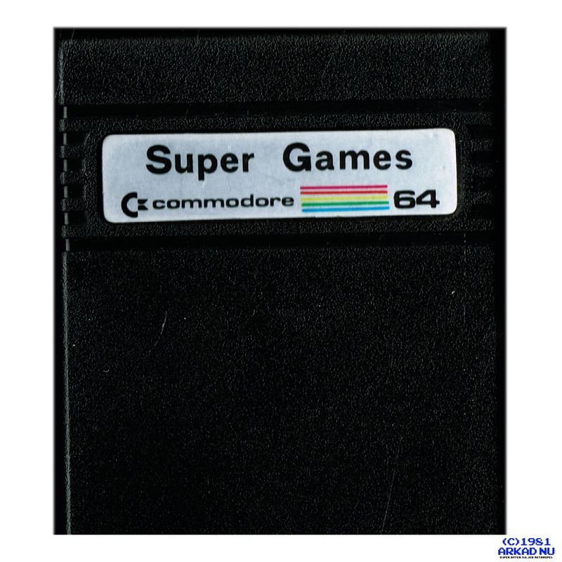 SUPER GAMES C64 CARTRIDGE