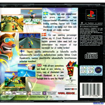 CRASH BANDICOOT 3 WARPED PS1