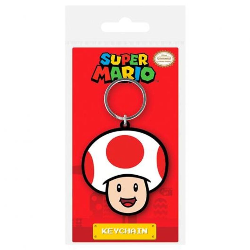 SUPER MARIO BROS TOAD NYCKELRING
