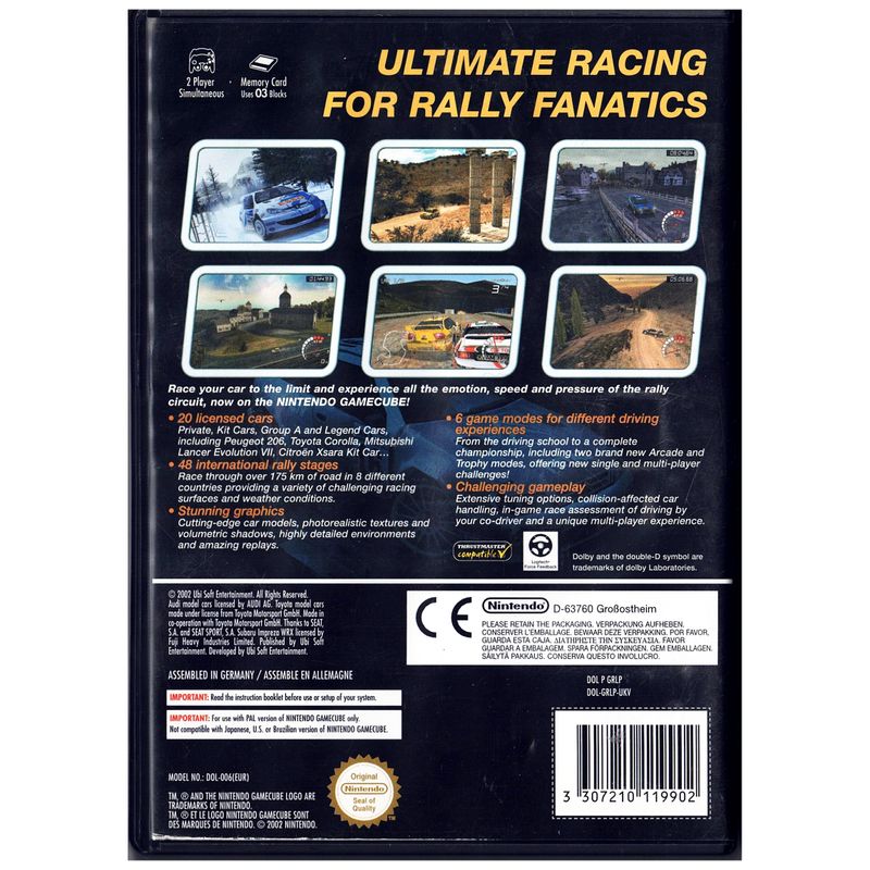 PRO RALLY GAMECUBE