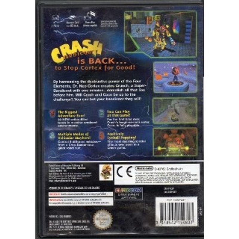 CRASH BANDICOOT THE WRATH OF CORTEX GAMECUBE