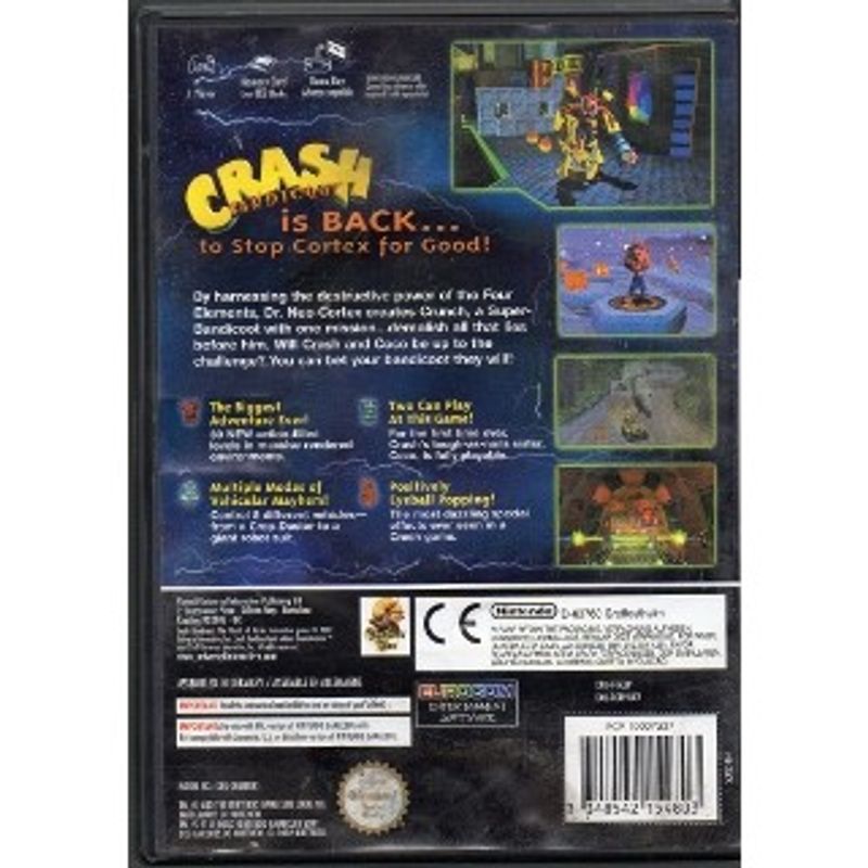 CRASH BANDICOOT THE WRATH OF CORTEX GAMECUBE