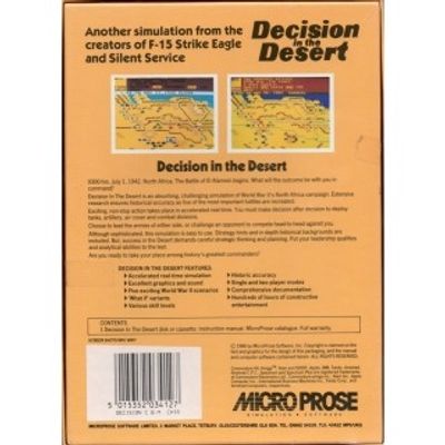 DECISION IN THE DESERT C64 TAPE