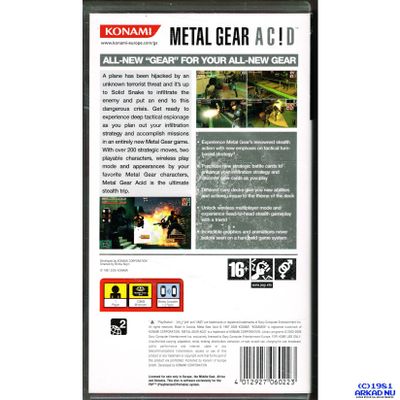 METAL GEAR ACID PSP