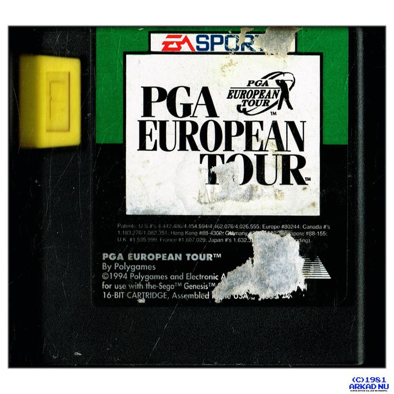 PGA EUROPEAN TOUR MEGADRIVE