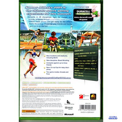 SUMMER ATHLETICS 2009 XBOX 360