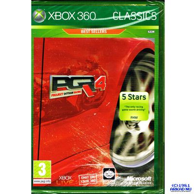 PROJECT GOTHAM RACING 4 PGR XBOX 360