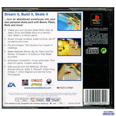 STREET SKATER 2 PS1