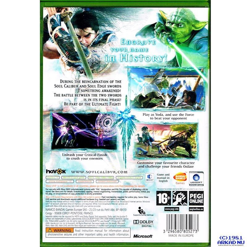 SOUL CALIBUR IV XBOX 360