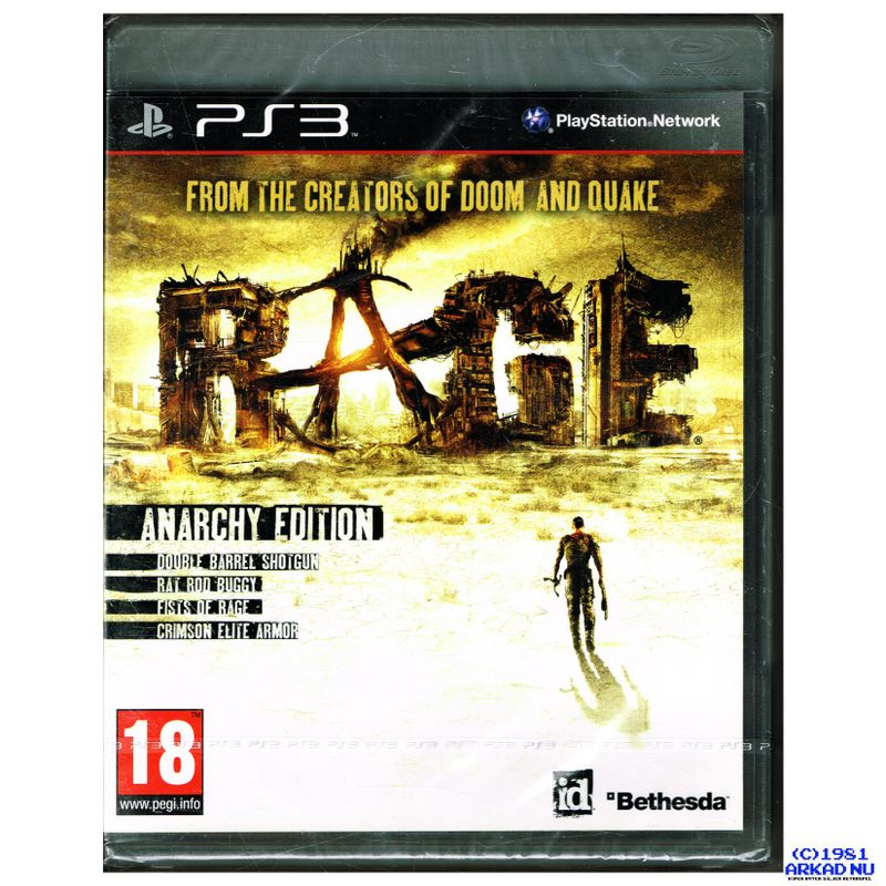 RAGE ANARCHY EDITION PS3