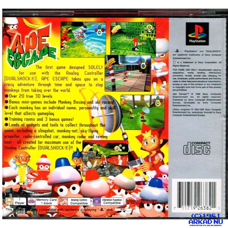 APE ESCAPE PS1