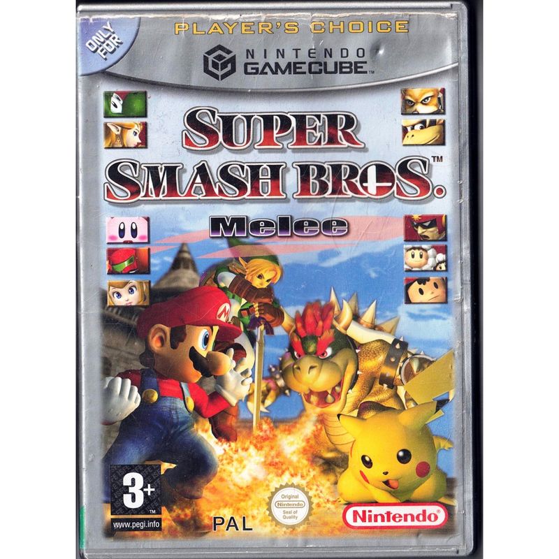 SUPER SMASH BROS MELEE GAMECUBE