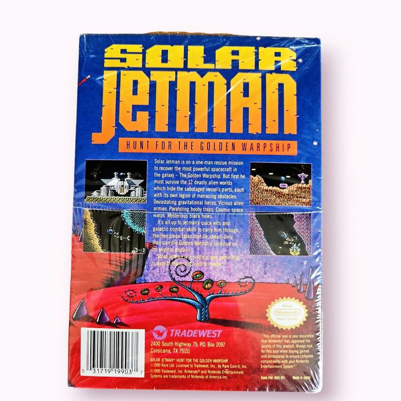 SOLAR JETMAN HUNT FOR THE GOLDEN WARSHIP NES REV-A