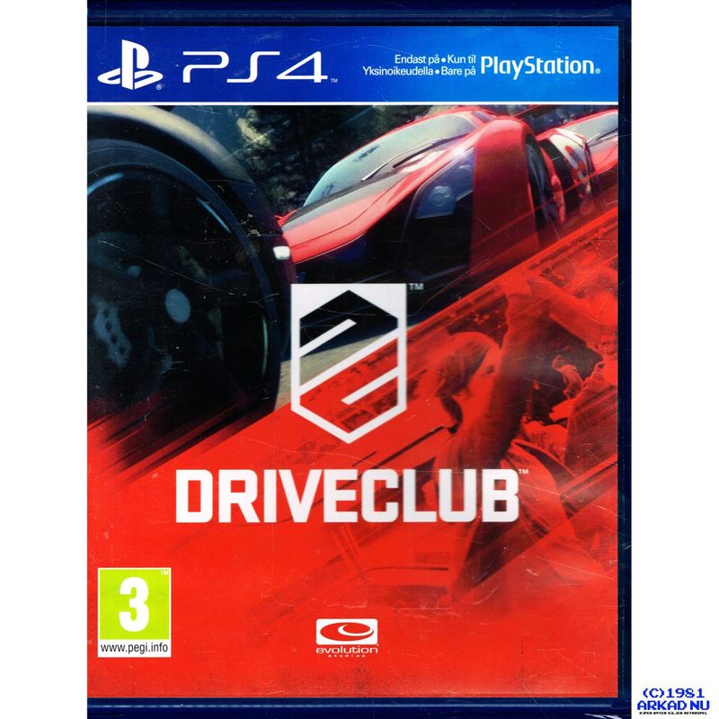 DRIVECLUB PS4