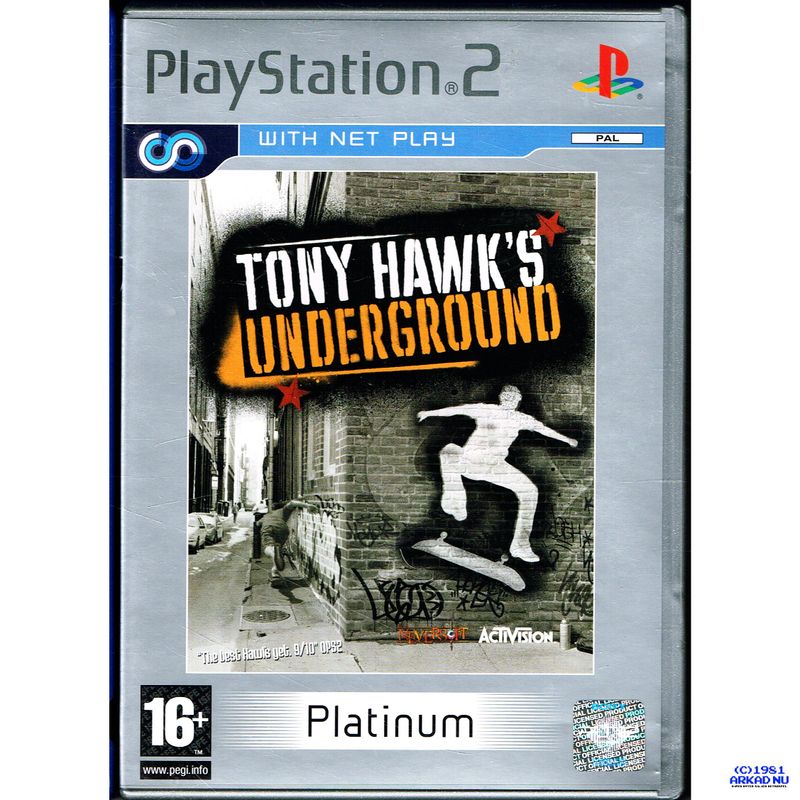 TONY HAWKS UNDERGROUND PS2