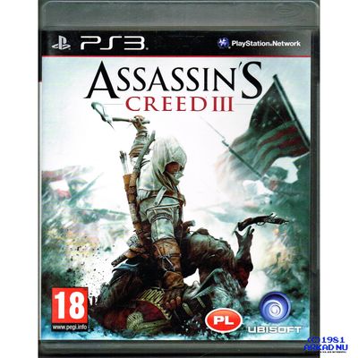 ASSASSINS CREED III PS3 POLSK TEXT