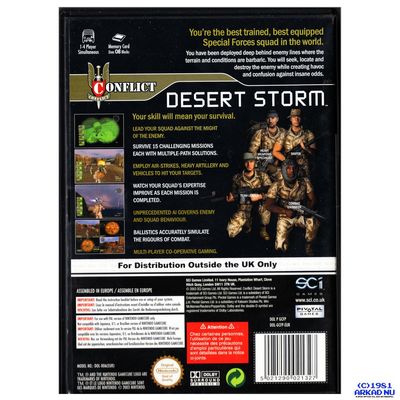 CONFLICT DESERT STORM GAMECUBE