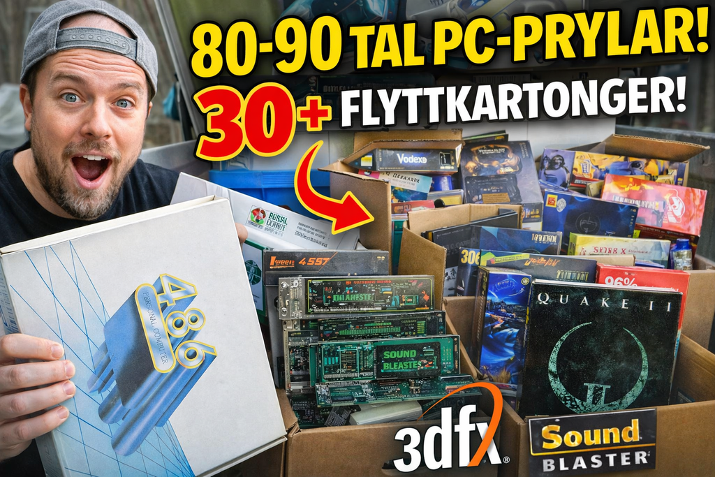 🎮💾 30+ MOVING BOXES OF 80s–90s PC GOLD! - 30+ FLYTTKARTONGER MED 80-90 TAL PC-GULD! 💾🎮