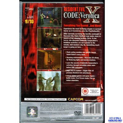 RESIDENT EVIL CODE VERONICA X PS2