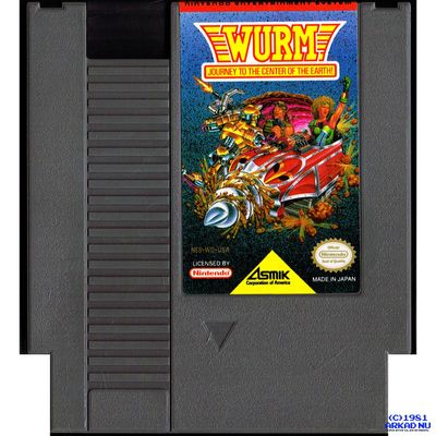 WURM JOURNEY TO THE CENTER OF THE EARTH NES REV-A