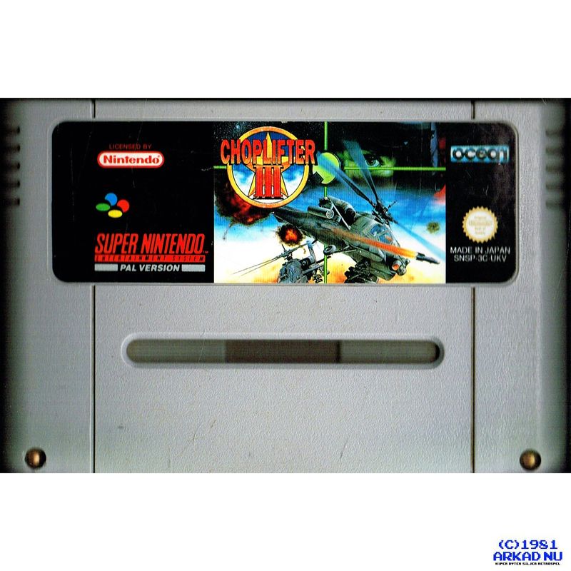 CHOPLIFTER III SNES