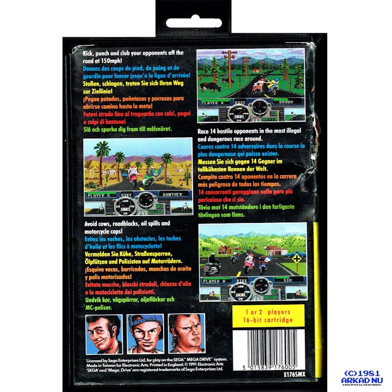 ROAD RASH MEGADRIVE