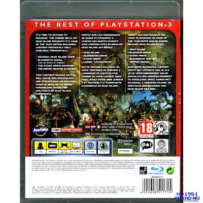 DEAD ISLAND GAME OF THE YEAR EDITION PS3 ESSENTIALS