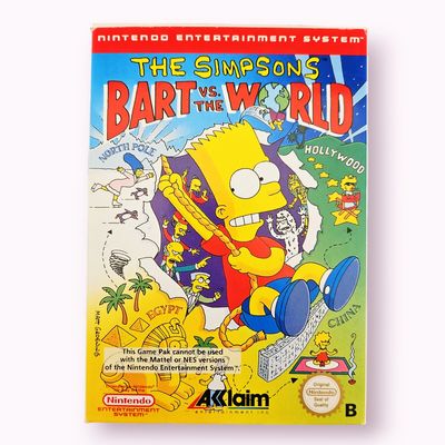 BART VS THE WORLD NES SCN