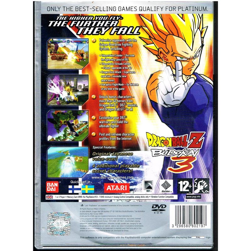 DRAGONBALL Z BUDOKAI 3 PS2