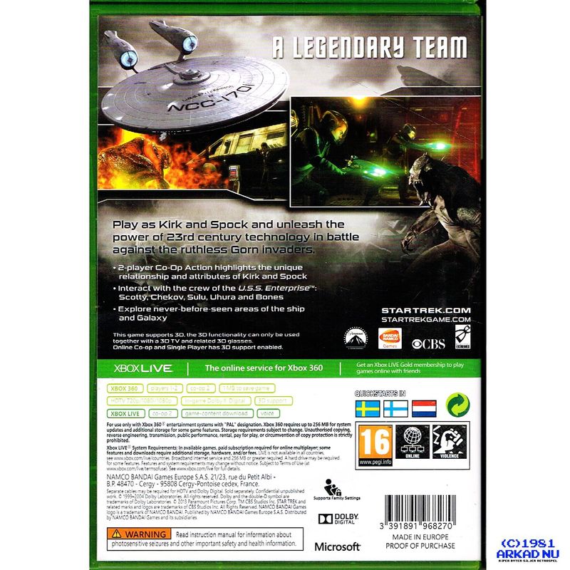 STAR TREK XBOX 360