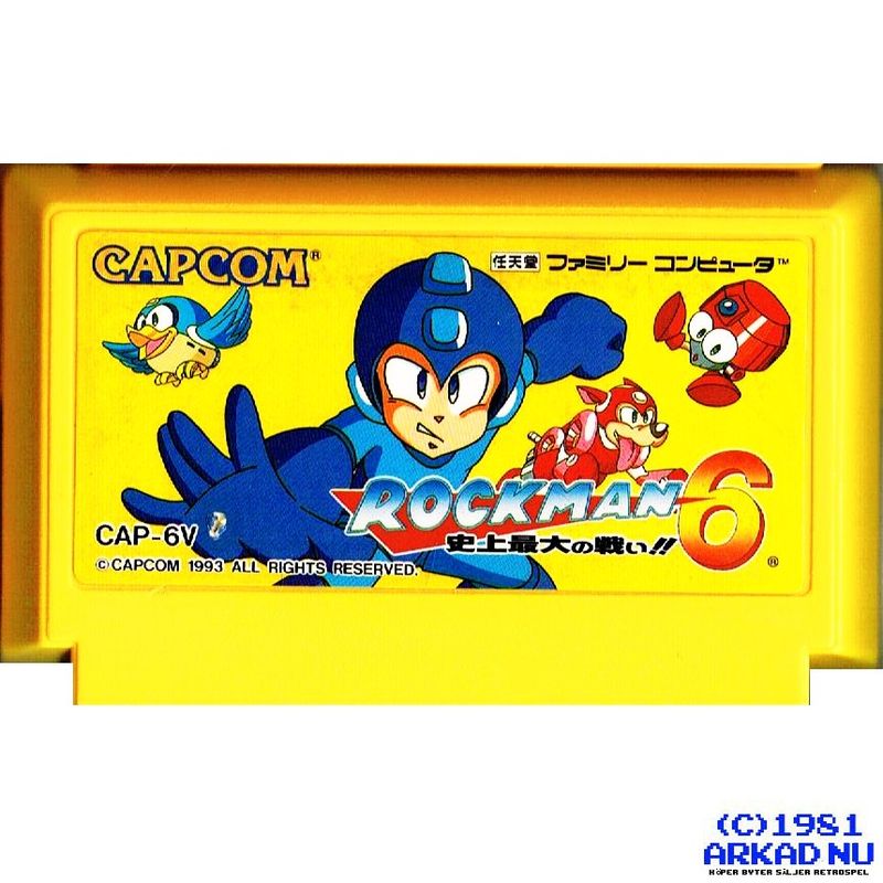 ROCKMAN 6 (MEGAMAN 6) FAMICOM