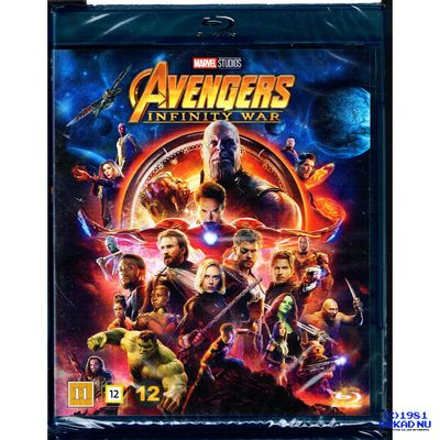 AVENGERS INFINITY WARS BLU-RAY