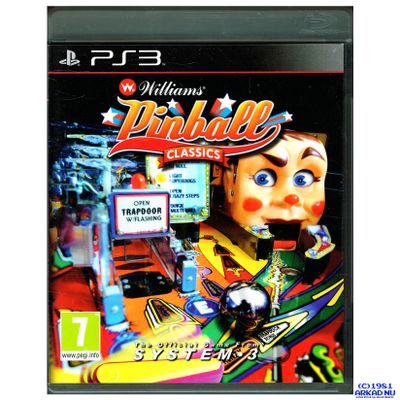 WILLIAMS PINBALL CLASSICS PS3