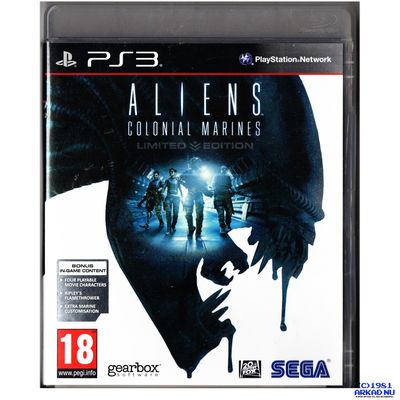 ALIENS COLONIAL MARINES LIMITED EDITION PS3