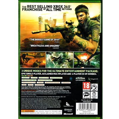 CALL OF DUTY BLACK OPS XBOX 360