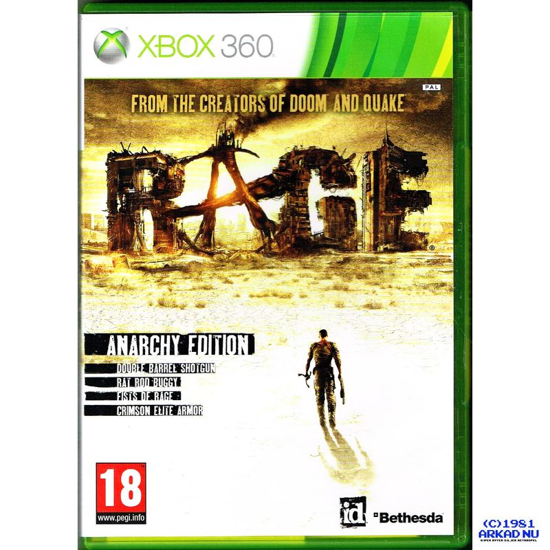 RAGE ANARCHY EDITION XBOX 360