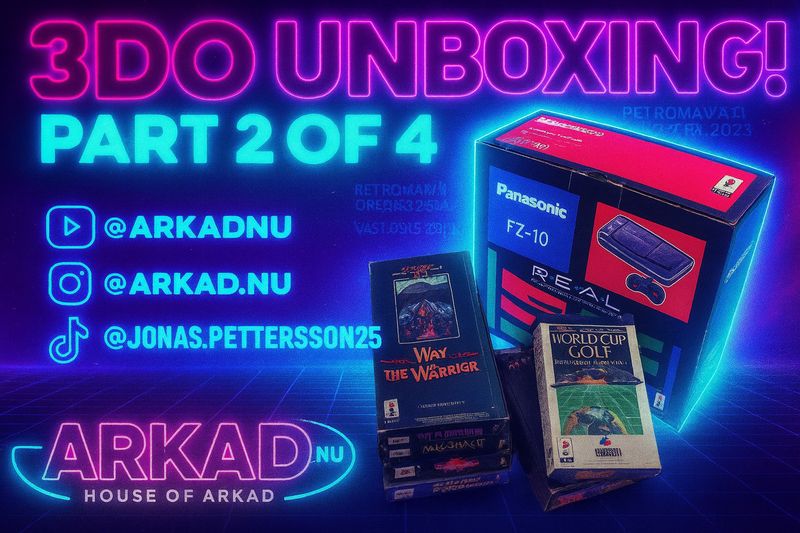 🎮 3DO UNBOXING – FZ-10, rare accessories & classic games Z-10, ovanliga tillbehör & klassiska spel📦✨