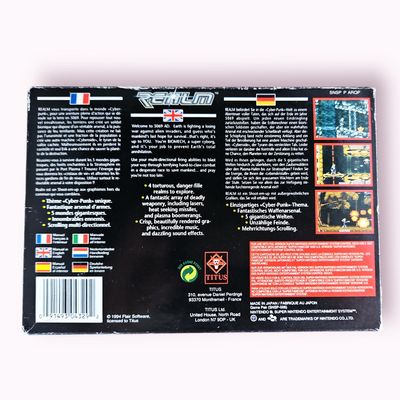 REALM SNES SVENSKSÅLD MED NY PLOMBERAD CARTRIDGE